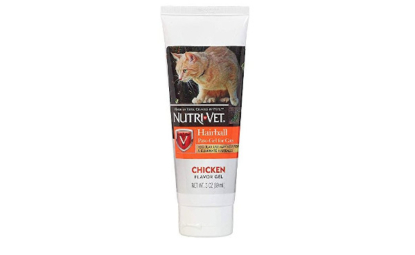 Nutri-Vet Feline Natural Oil Hairball Paw-Gel Chicken Flavor 3oz - Pack of 1