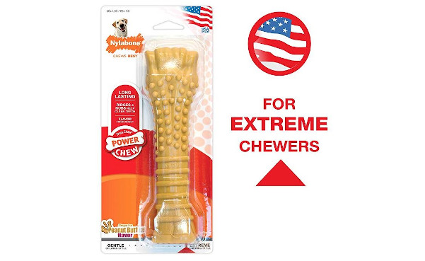 Nylabone Power Chew DuraChew Peanut Butter Dog Chew Toy, X-Large