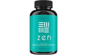 Zen Anxiety and Stress Relief Supplement - Natural Herbal Formula Supporting Calm, Positive Mood with Ashwagandha, L-Theanine, Rhodiola Rosea - 60 Vegetarian Capsules