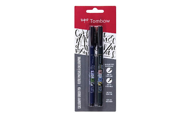 Tombow Fudenosuke Brush Pens (2-Pack)