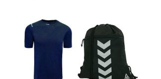 Reebok Men's T-Shirt and Sackpack Bundle