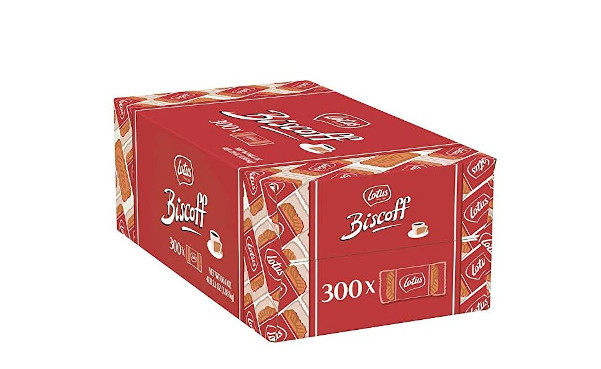 Lotus Biscoff - European Biscuit Cookies - 0.2 Ounce (300 Count) - Individually Wrapped - non GMO + Vegan