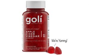 World's First Apple Cider Vinegar Gummy Vitamins by Goli Nutrition - Immunity, Detox & Weight - (1 Pack, 60 Count, with The Mother, Gluten-Free, Organic, Vegan, Vitamin B9, B12, Beetroot, Pomegranate)