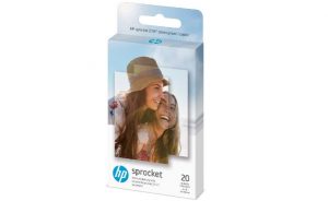 HP 1AH01A Wireless ZINK 2x3" Sticky-Backed Photo Paper,20 sheets,20 sheet/white