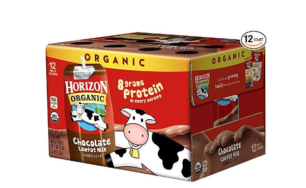 Horizon Organic UHT Chocolate Milk Boxes, 1% Single Serve, 8 Oz, 12 Count