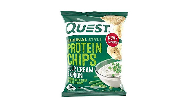Quest Nutrition Protein Chips, Sour Cream & Onion, Pack of 12