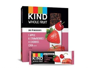 Pressed by KIND Fruit Bars, Strawberry Apple Chia, No Sugar Added, Gluten Free, 1.2 Ounce (12 Count)